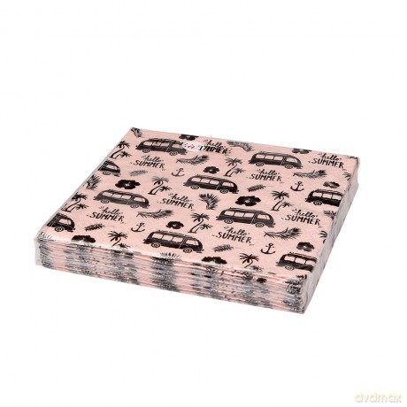 Komplet 20 Serwetek Papierowych 33x33cm Auto (Tl856100) R