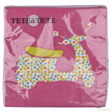 Komplet 20 Serwetek Papierowych 33x33cm Motor (Tl202700) R