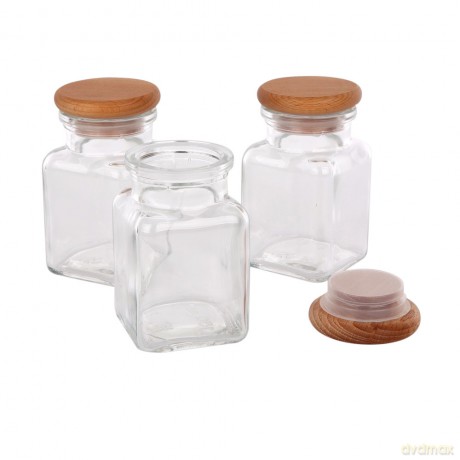 Komplet 3 Pojemników Na Przyprawy 150ml President Line