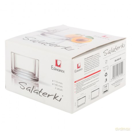 Komplet Salaterek Prasowanych Śr.11cm + Śr.14cm (Color Box) (08-065/8)