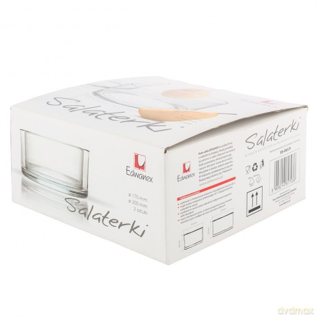 Komplet Salaterek Prasowanych Śr.17cm + Śr. 20cm (Color Box) (08-065/9)