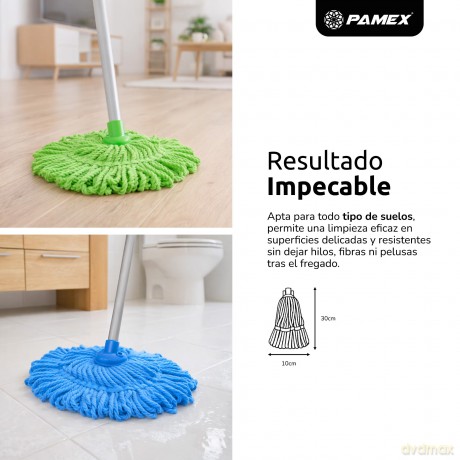 Końcówka Twist Mop Mikrofibra Eterna 4 (71315)