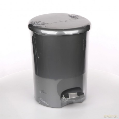 Kosz Omega 16l z Pedałem Szary (4408)