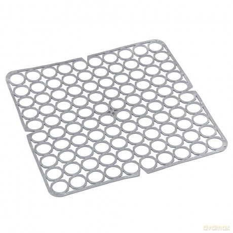 Kratka Do Zlewu Elastyczna 27,5x27,5cm Szary (Srebrna)