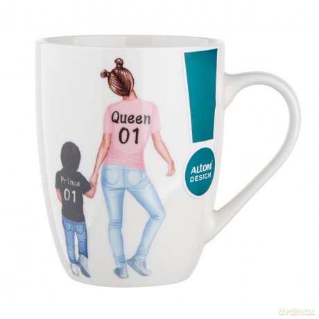Kubek Baryłka Nbc 300 Ml Dek. Queen Chłopiec