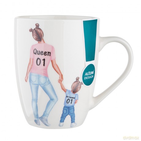 Kubek Baryłka Nbc 300 Ml Dek. Queen Dziewczynka