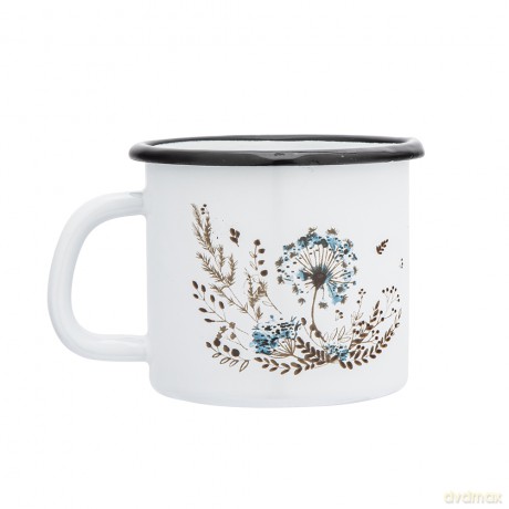 Kubek Emaliowany 0,45l Śr.9cm Wys.9cm Dek. Serenity