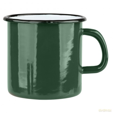 Kubek Emaliowany 1,25l Śr.12cm Wys.11,5cm Zieleń