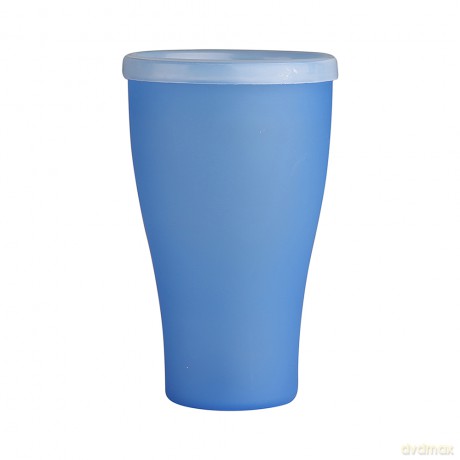 Kubek Z Pokrywką 0,5l Niebieski (228)