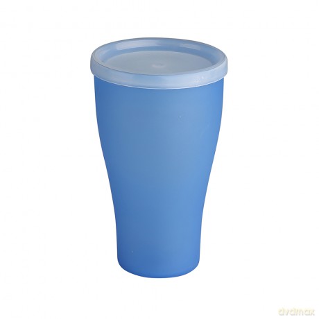Kubek Z Pokrywką 0,5l Niebieski (228)