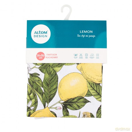 Lemon Fartuch Kuchenny 70x80 cm 100% Bawełna