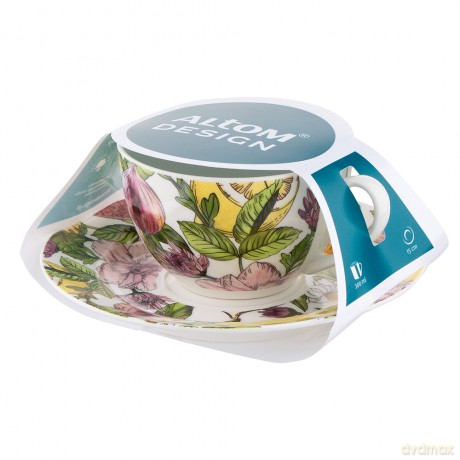 Lemon Filiżanka 200 Ml Ze Spodkiem Nbc w Opasce Pvc