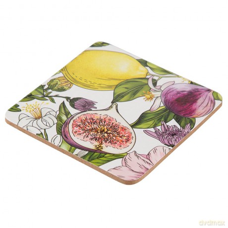 Lemon Zestaw 4 Podstawek 10x10 cm Color Box