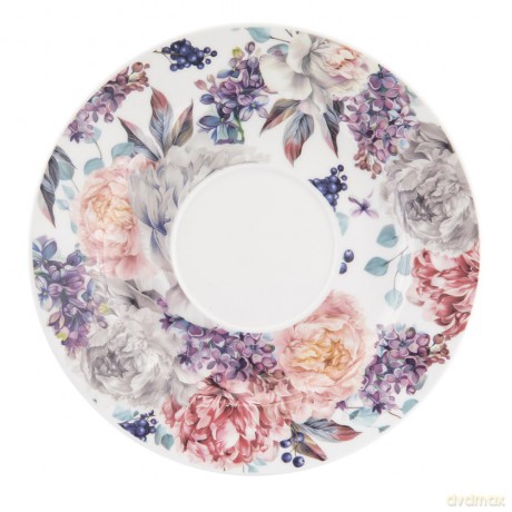 Liliowy Bez Filiżanka 260 Ml Ze Spodkiem 15 cm Nbc w Opasce