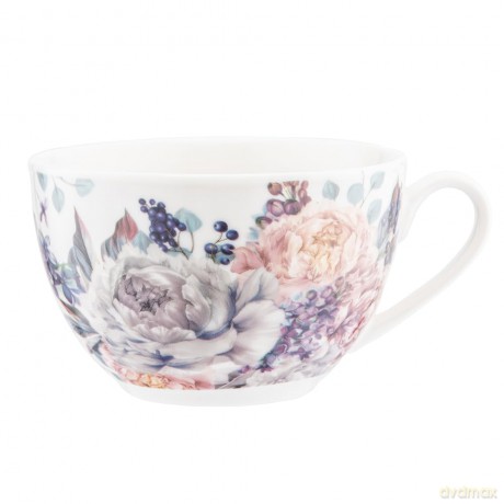 Liliowy Bez Filiżanka 260 Ml Ze Spodkiem 15 cm Nbc w Opasce