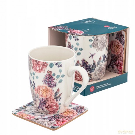 Liliowy Bez Kubek Nbc 320 Ml Z Podkładką Color Box