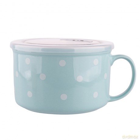 Lunch Box z Uchem Nbc 680 Ml z Pokrywką Hermetyczną Błękitna Mięta