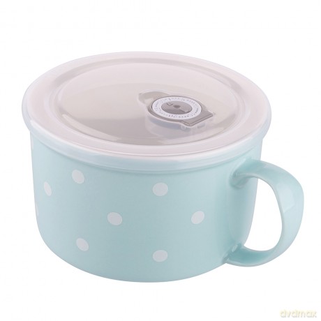 Lunch Box z Uchem Nbc 680 Ml z Pokrywką Hermetyczną Błękitna Mięta