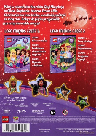 LEGO Friends 1-2 (odcinki 1-6) [BOX] [2DVD]