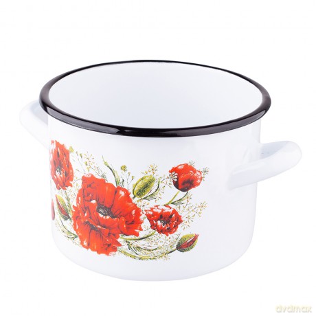 Maki Garnek Prosty 4,4l Śr.20cm Wys.15cm Biały Ps