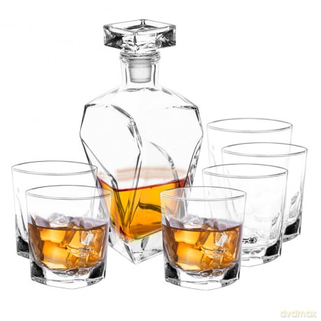 Marco Zestaw Do Whisky Karafka 0,75l + 6 Szklanek 280ml