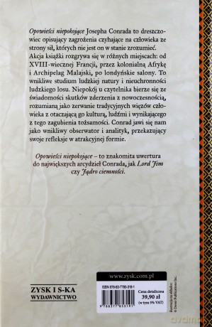 Opowieści niepokojące  - Conrad Joseph [KSIĄŻKA]