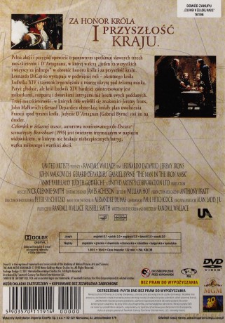 Człowiek w żelaznej masce [DVD]