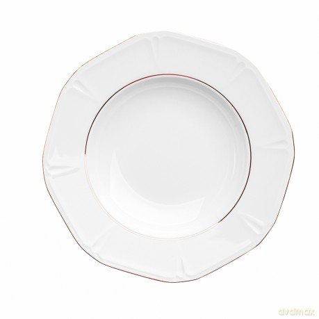 Mariapaula Geometria Złota Linia Talerz Głęboki 24 cm (L02)