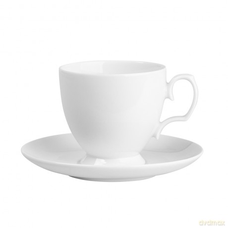 Mariapaula Klasyka Biała Filiżanka 220ml/Spodek 15cm w Opasce
