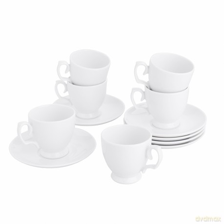 Mariapaula Klasyka Biała Zestaw Do Espresso 100ml/12cm 6/12 (L01)