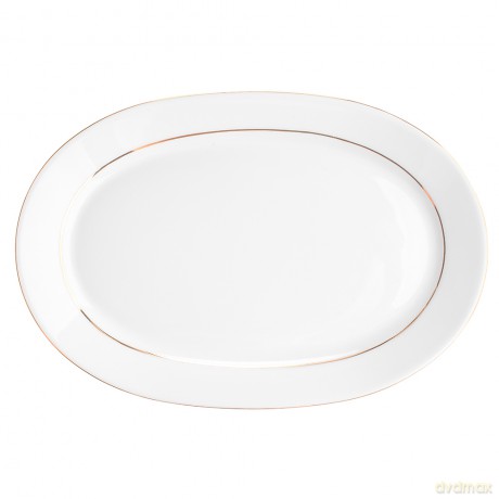 Mariapaula Klasyka Złota Linia Półmisek Owalny 23cm Rawier (L02)