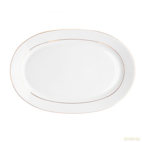 Mariapaula Klasyka Złota Linia Półmisek Owalny 28cm (L02)