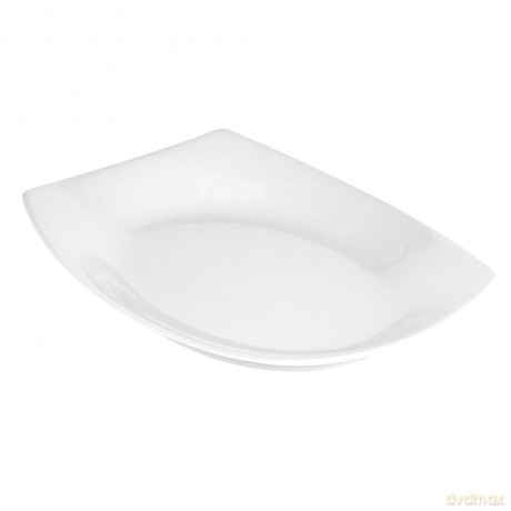 Mariapaula Moderna Kwadratowa Biała Półmisek 33cm