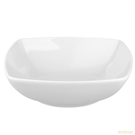 Mariapaula Moderna Kwadratowa Biała Talerz Głęboki 18,5cm