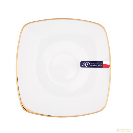 Mariapaula Moderna Kwadratowa Gold Spodek 16 cm