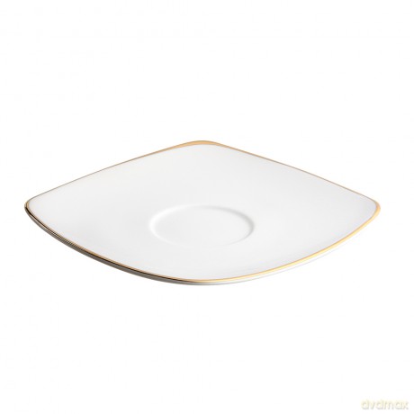 Mariapaula Moderna Kwadratowa Gold Spodek 16 cm