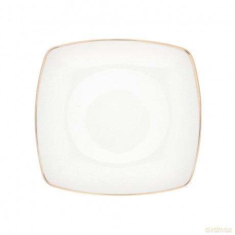 Mariapaula Moderna Kwadratowa Gold Talerz Deserowy 20,5cm