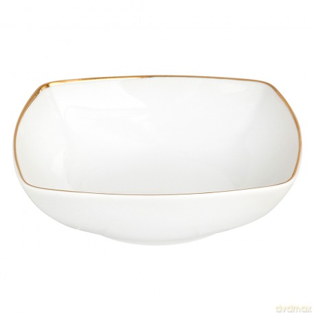 Mariapaula Moderna Kwadratowa Gold Talerz Głęboki 18,5cm