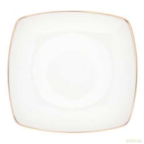 Mariapaula Moderna Kwadratowa Gold Talerz Płytki 25cm