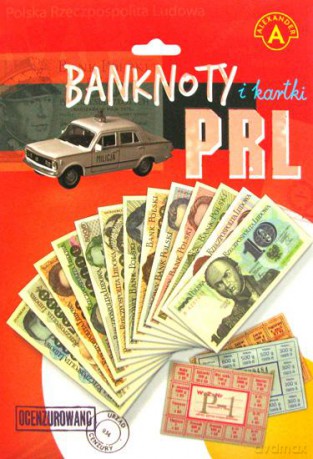 Banknoty PRL - kopie papierowych banknotów