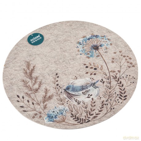 Mata Filcowa Okragła Śr. 38 cm Dek. Serenity