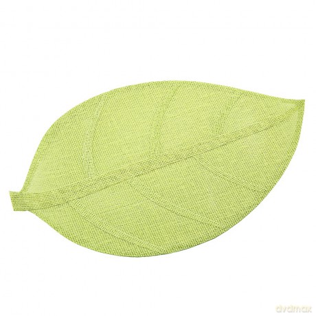 Mata Naturalna Liść 33x48 cm Zielona