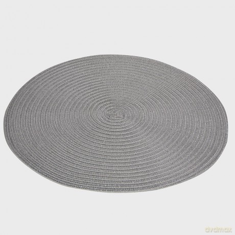 Mata Słomkowa 38cm Srebrna Szara