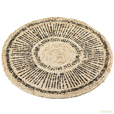 Mata Stołowa Naturalna Śr. 38 cm Dek. Sun