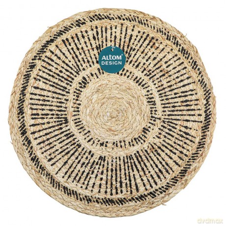 Mata Stołowa Naturalna Śr. 38 cm Dek. Sun