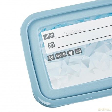 Mia Magic Ice Zestaw 3 Pojemników 3x1,25l z Etykietą Wielokrotnego Zapisu (30052)