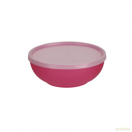 Miseczka Średnia z Pokrywą 17cm 0,85l Czerwony (223)