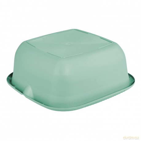 Miska Kwadratowa 38x38cm 13l z Wylewką Nordic Green (10557)