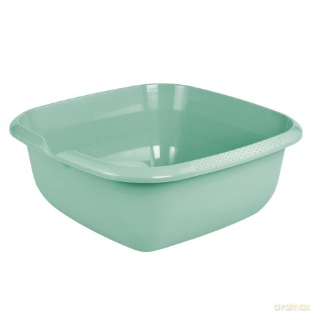 Miska Kwadratowa 38x38cm 13l z Wylewką Nordic Green (10557)