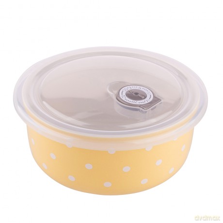 Miska Nbc 550 Ml z Pokrywką Hermetyczną Waniliowa